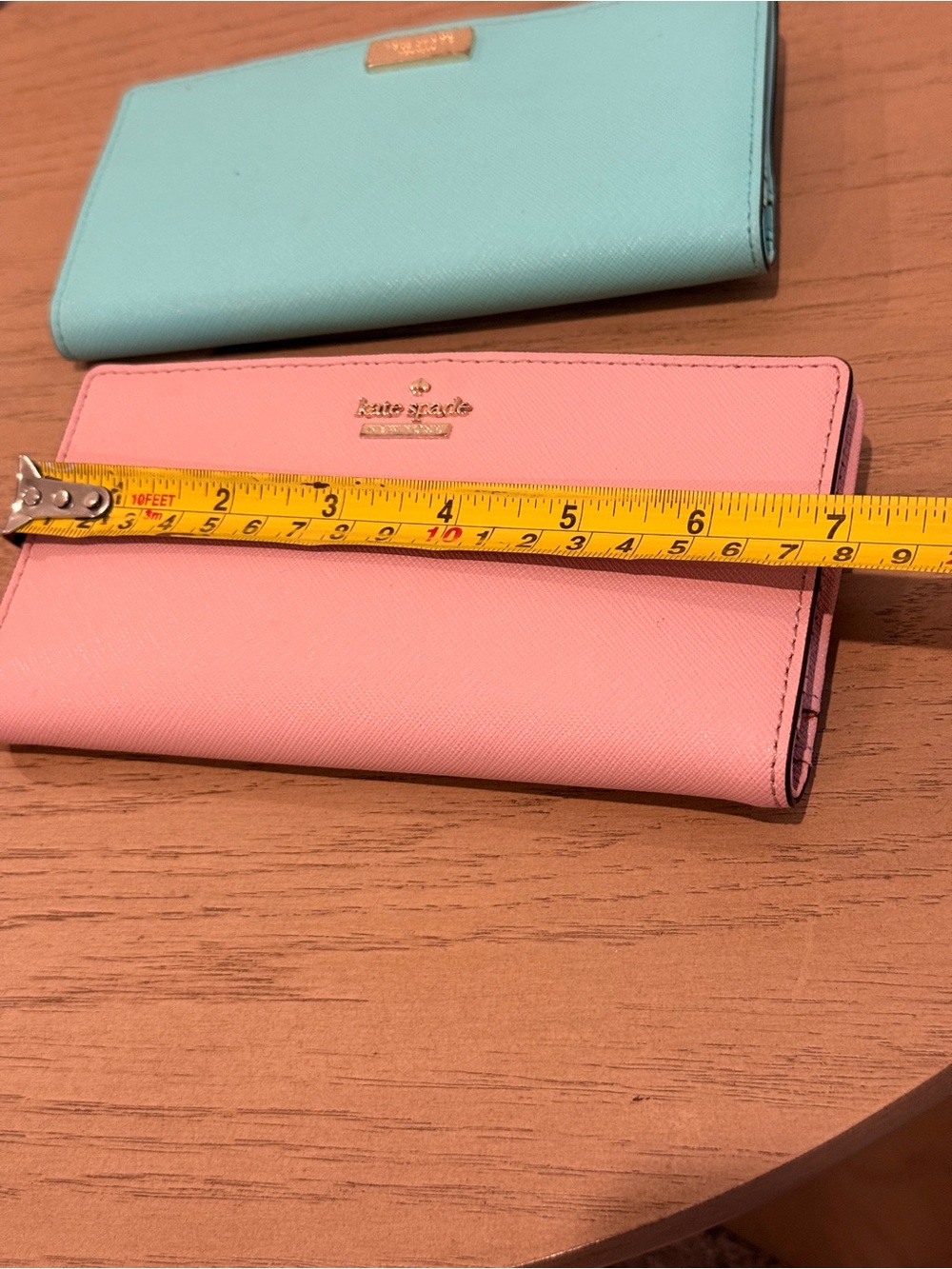 kate spade BUNDLE pastel pink and mint saffiano leather‎ wallets set - Picture 5 of 10